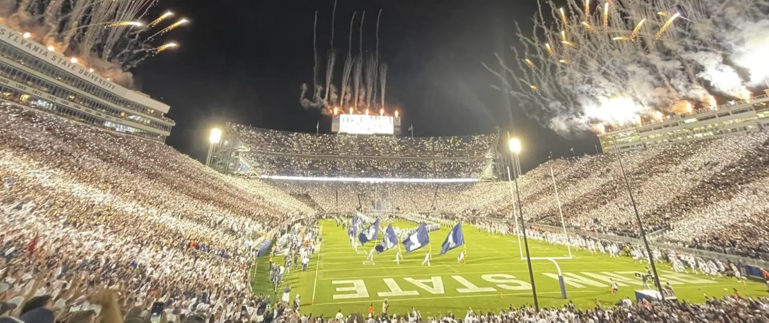 Read more about the article Penn State Football Helmet Stripe Game: What Color Should You Wear for Nittany Lions vs. West Virginia?