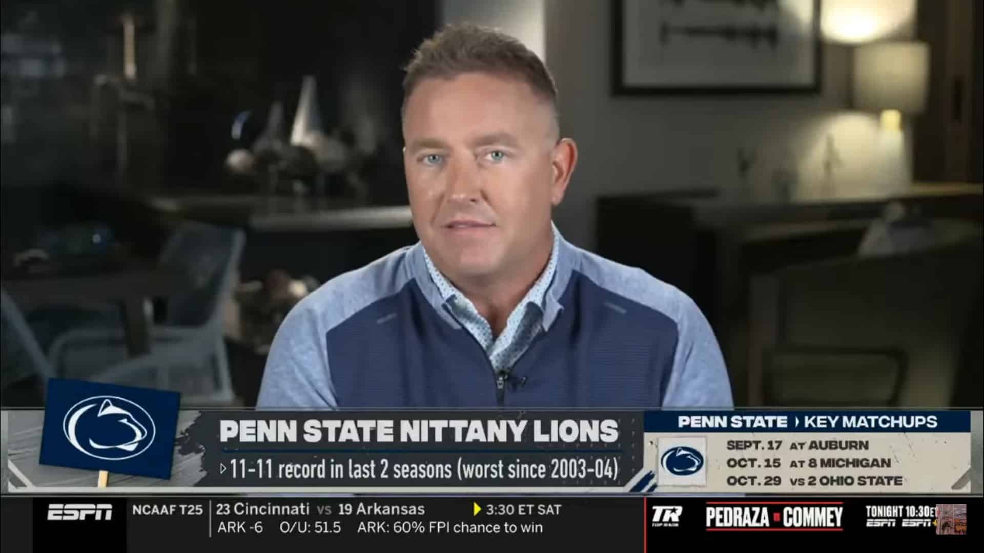 You are currently viewing Penn State Football can challenge Ohio State in Big Ten, ESPN analyst says