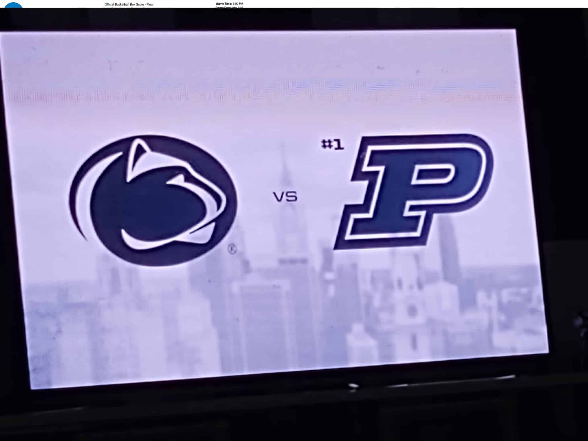 Read more about the article Penn State Basketball Comes Up Short in Battle at The Palestra vs. Purdue