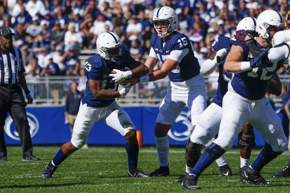 Read more about the article Penn State Football QB Report Card as Drew Allar, Beu Pribula Run over Rutgers