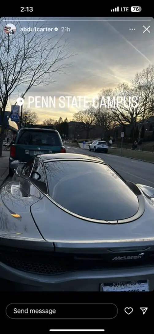 Abdul Carter Flexes New Super Car After Making Position Change