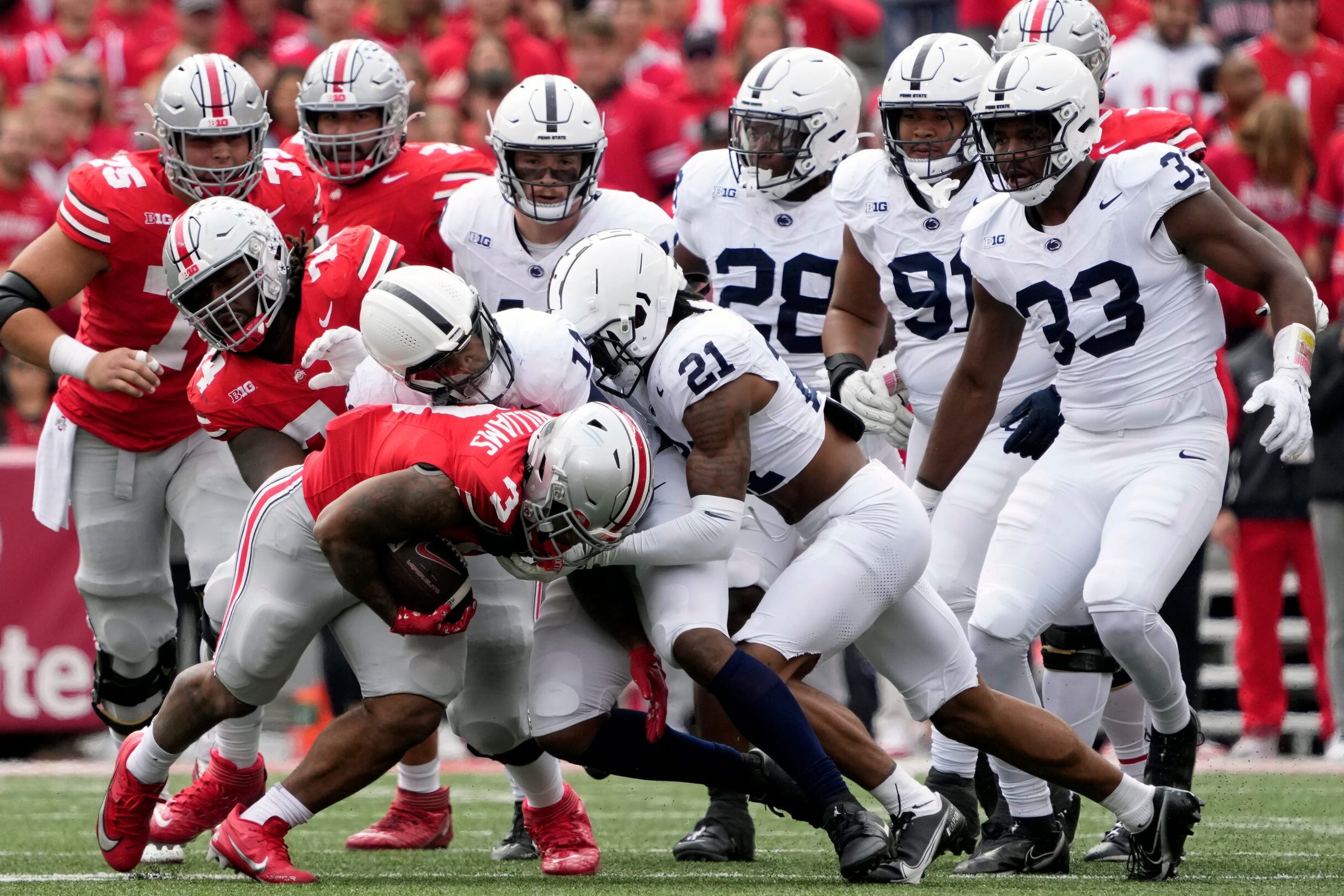 Penn State Football vs. Ohio State BOLD Predictions: Buckeyes Ground Game About to Be Stonewalled?