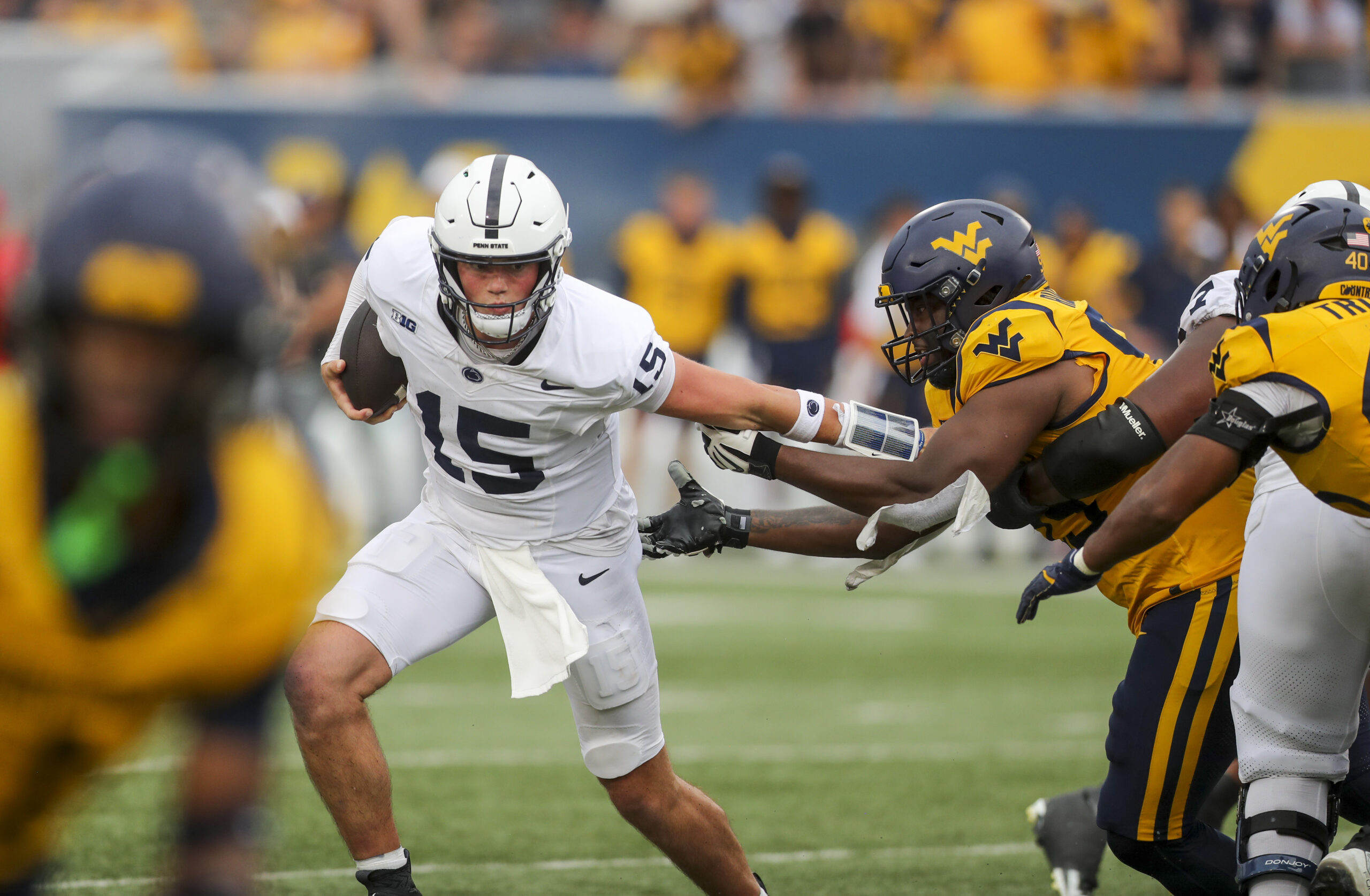 Quicker, Stiff-Arming Penn State QB Drew Allar Deserves His Swagger, James Franklin Says