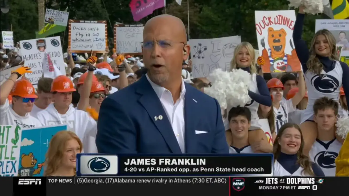 James Franklin College Gameday 9-27-25