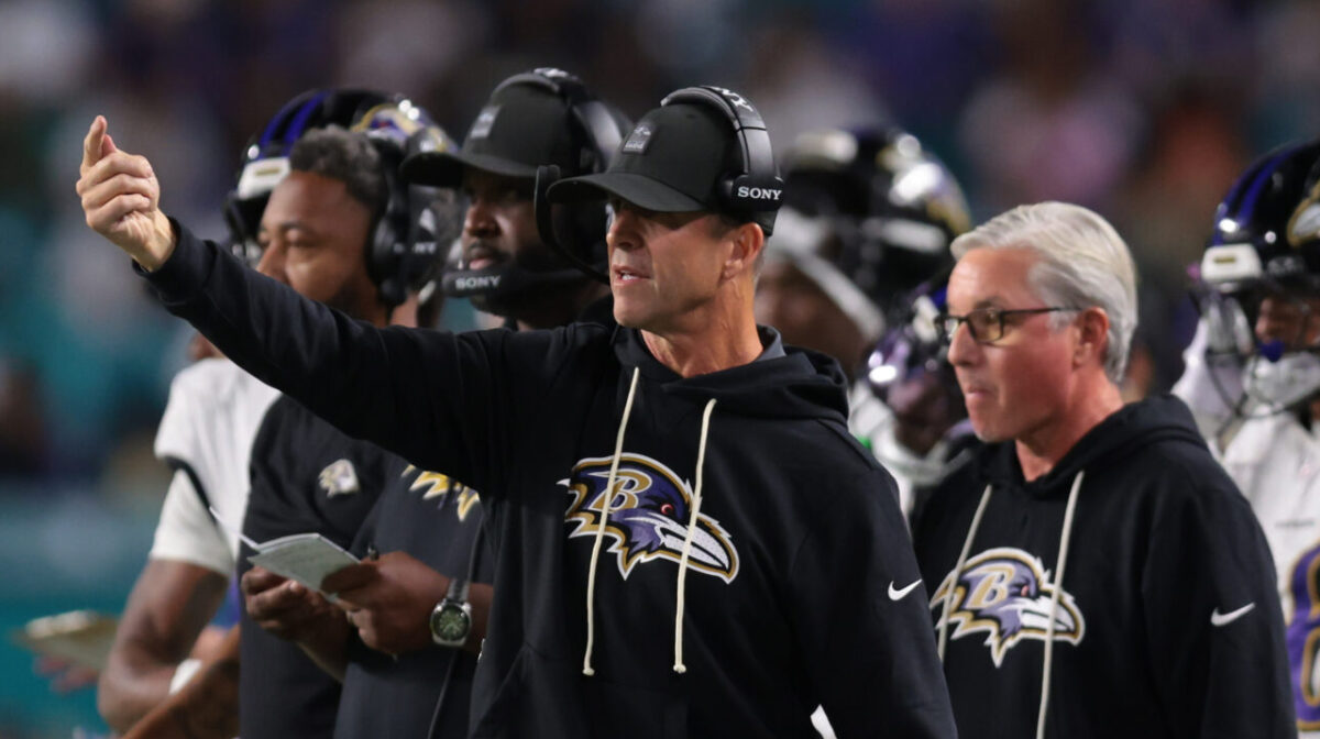 John Harbaugh has been linked to the Penn State coaching search.
