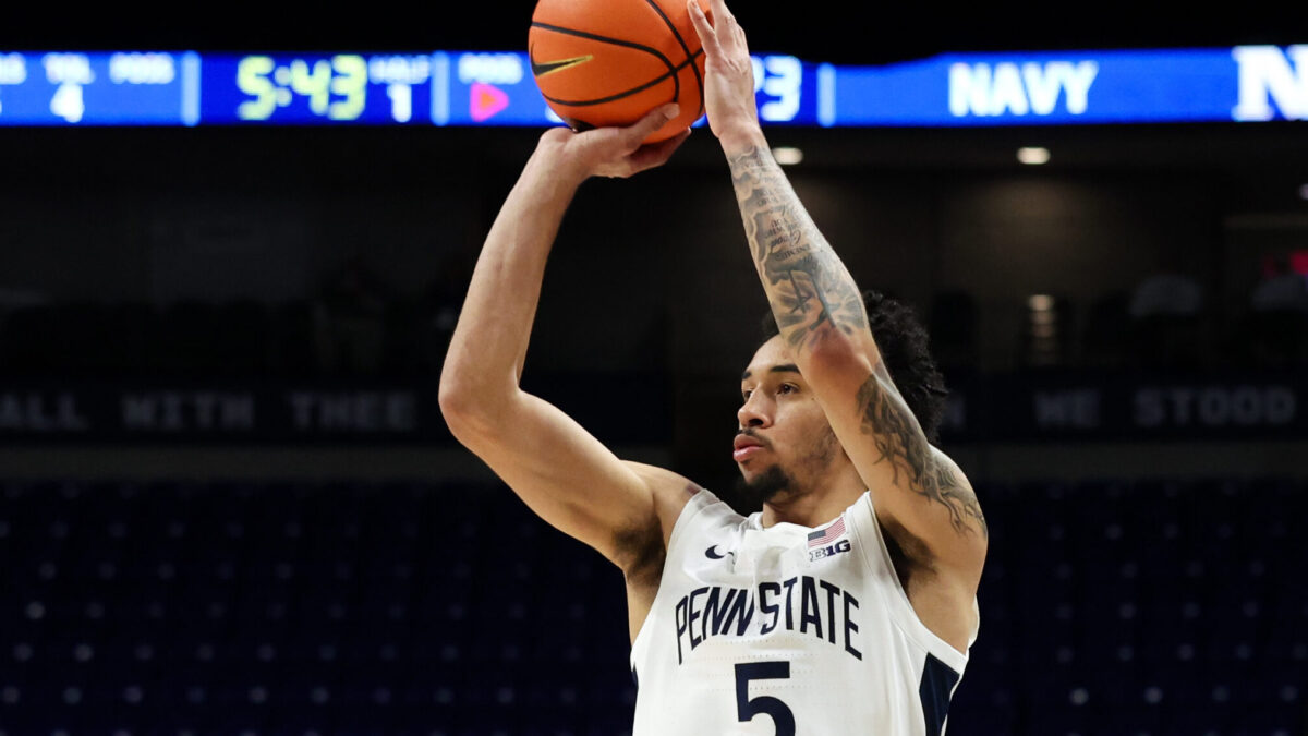 Penn State Basketball PG Freddie Dilione V vs. Navy