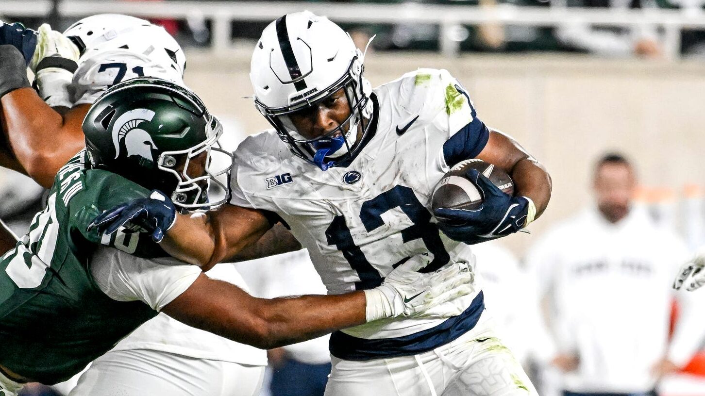 Penn State Football running back Kaytron Allen is within striking distance of the program record for rushing yards.