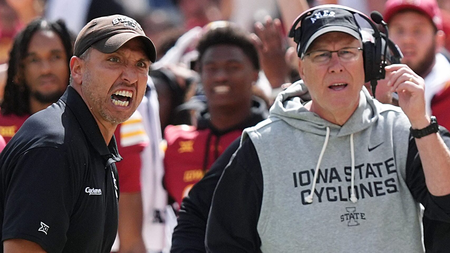Matt Campbell and Jon Heacock, the top candidate for Penn State defensive coordinator job