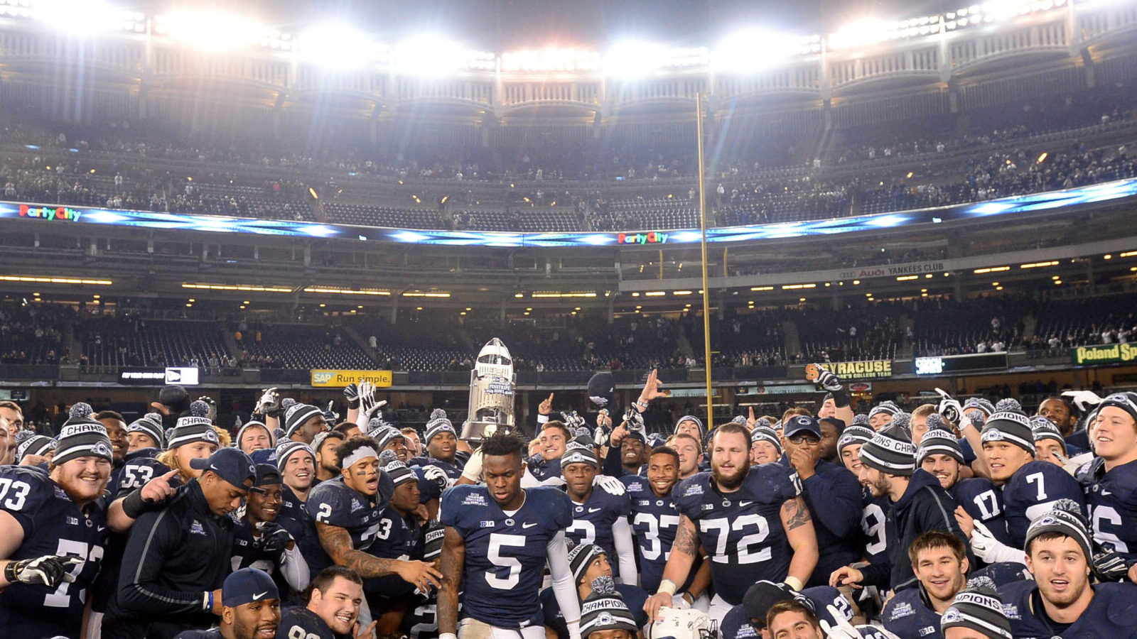 Penn State Football could be heading to the Pinstripe Bowl to close out the 2025 College Football Season at Yankee Stadium.