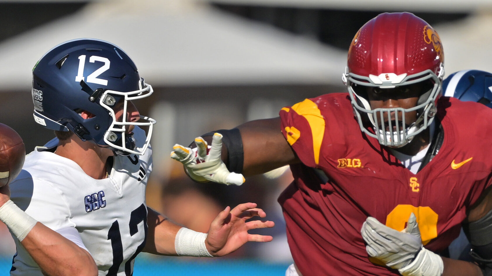 Devan Thompkins USC defensive lineman D'Anton Lynn, Penn State Football