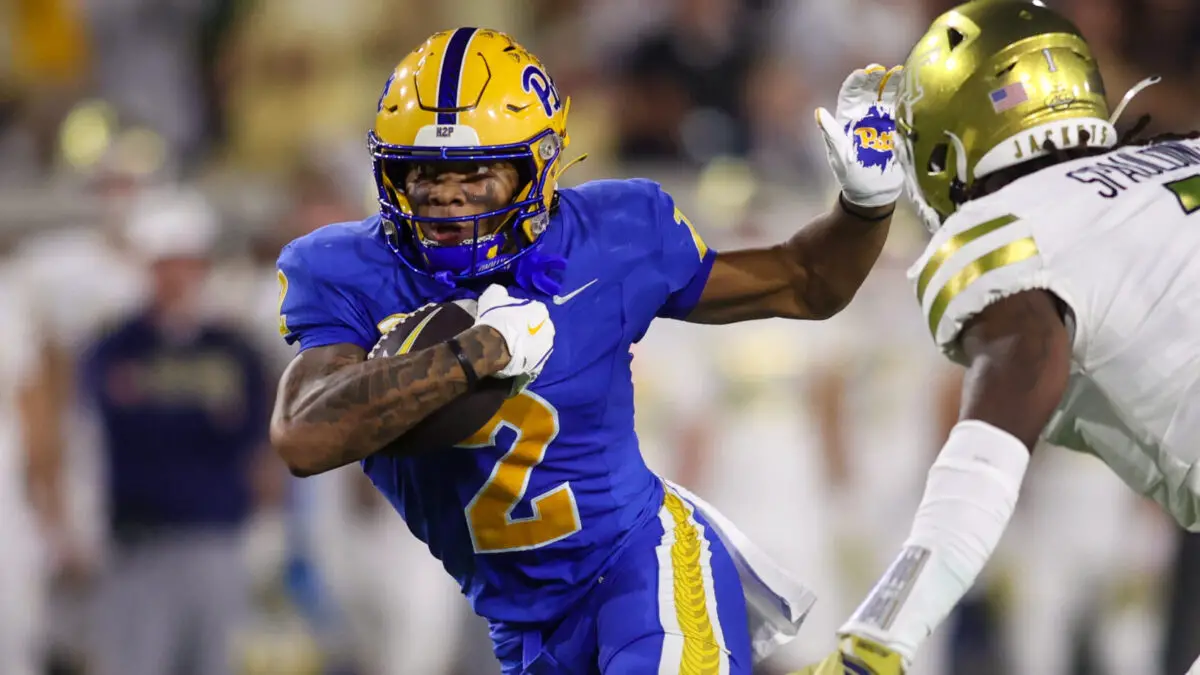 Former Pitt wide receiver Kenny Johnson could be an ideal transfer portal target for Penn State and head coach Matt Campbell to build the offense around.